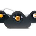 Dv8 Amber Light Black Powder Coated Bracket Set of 3 GRJL-02